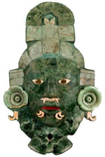 Les masques de jade mayas