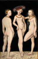 Les trois grâces, Lucas Cranach